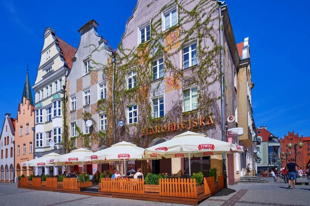 Olsztyn Stare Miasto restauracje widok