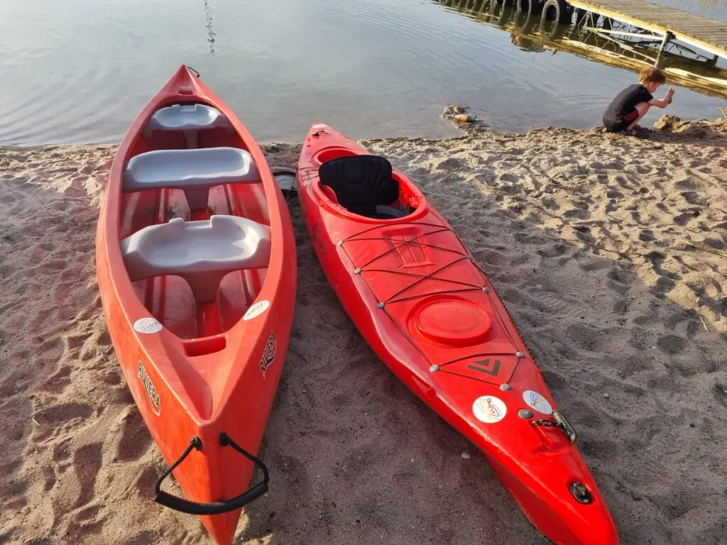 Wypożyczalnia kajak&oacute;w Borsk sprzęt