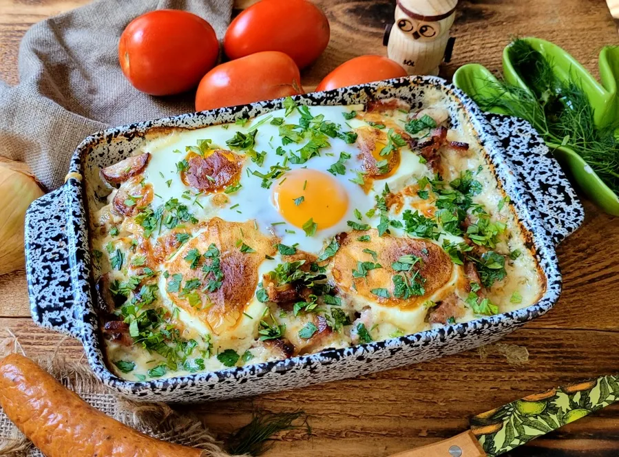 Zapiekanki z jajkami na obiad