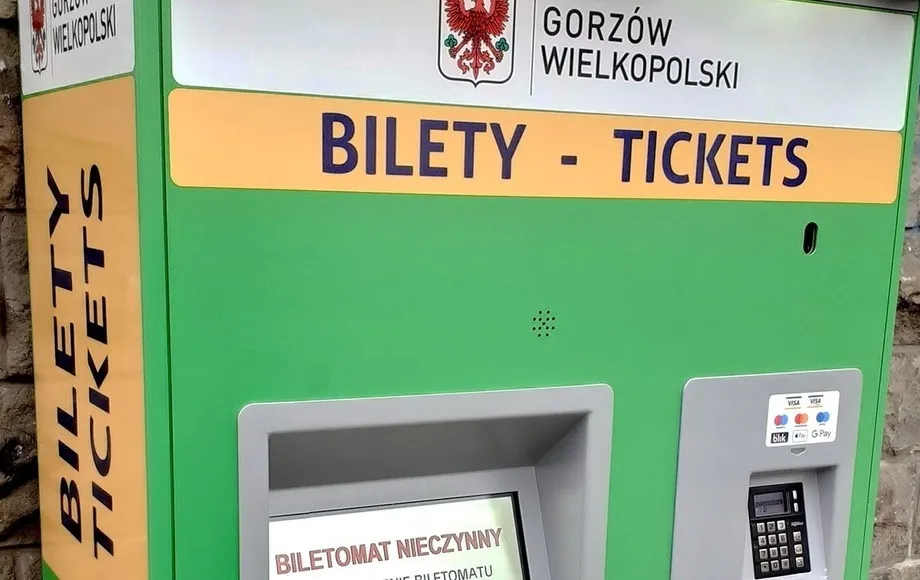 Biletomat MZK Gorzów