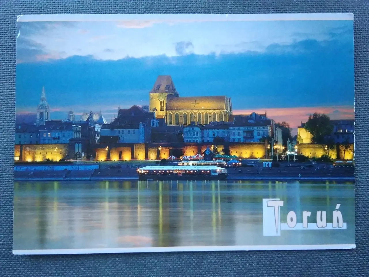 Toruń Stare Miasto panorama Wisła