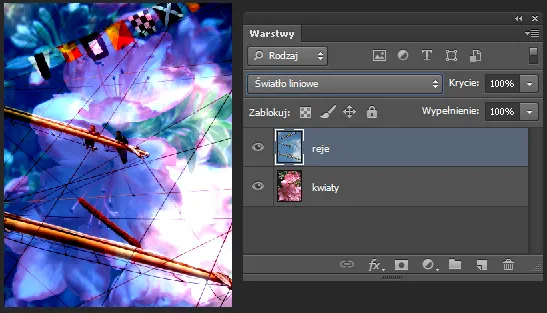 Photoshop zmiana koloru tryby mieszania tekstura