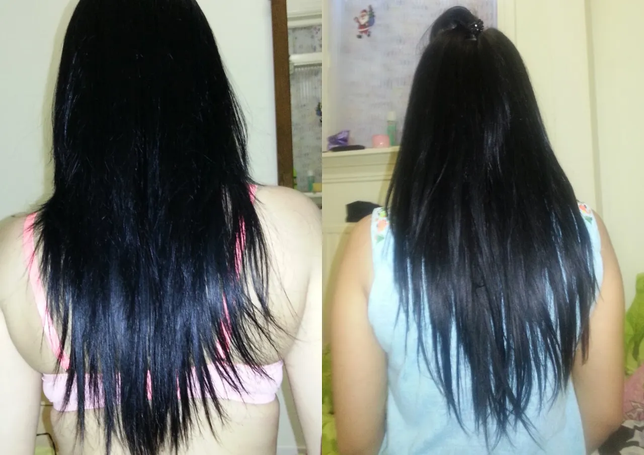 kobieta z tłustymi włosami po olejowaniu