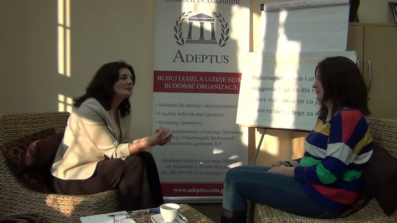 profesjonalna rozmowa coachingowa dwóch kobiet