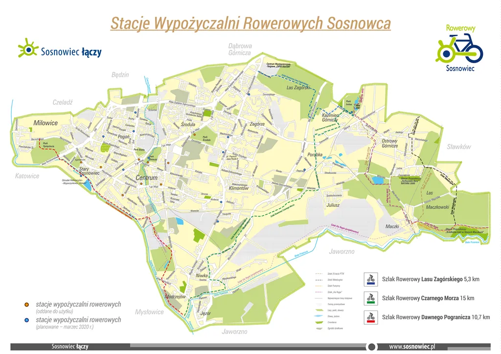 Zdjęcie Trasy rowerowe Sosnowiec: Odkryj wspaniałe szlaki i ich trudności