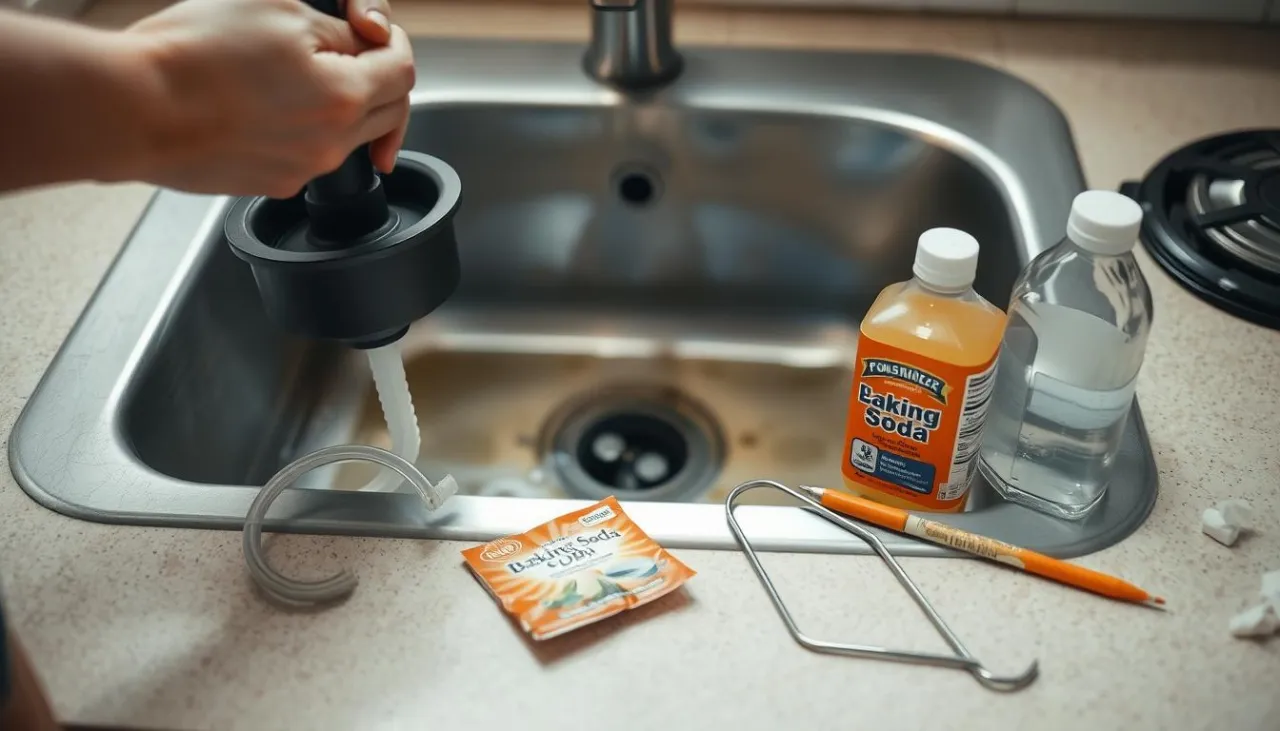 Zdjęcie Zatkany zlew? 5+ sprawdzonych sposobów na szybkie udrożnienie