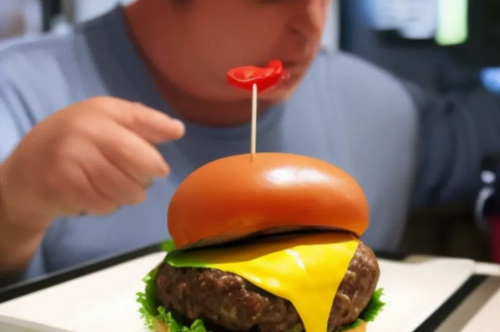 Zdjęcie Ile kalorii ma burger wołowy z frytkami? Zaskakujące dane!