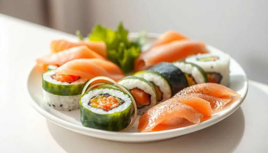 Zdjęcie Czy pies może jeść sushi? Dowiedz się, co może mu zaszkodzić