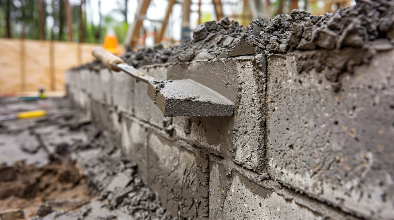 Zdjęcie Mur z Bloczka Betonowego: Jak Prawidłowo Wznosić Ściany?