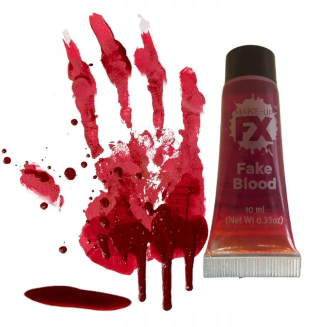 Zdjęcie Sztuczna krew DIY: tanie i bezpieczne przepisy na makijaż Halloweenowy