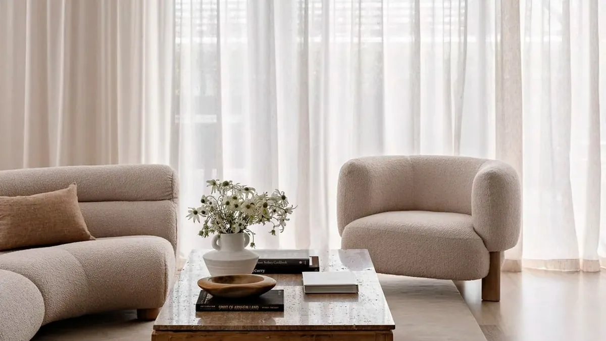 Zdjęcie Cortinas para sal&oacute;n: Gu&iacute;a experta para un espacio perfecto en 2026