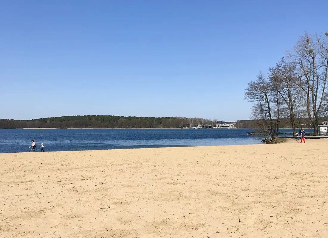 Jezioro Ukiel Olsztyn plaża