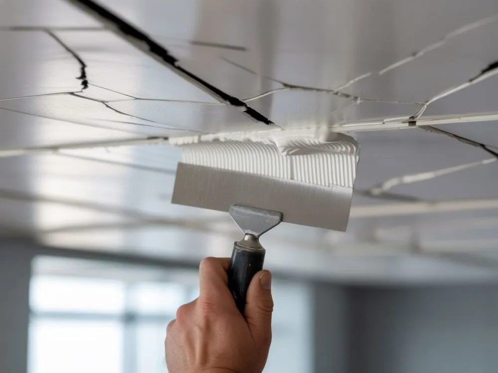 Zdjęcie Naprawa pęknięć w stropie: diagnoza, materiały i instrukcja DIY