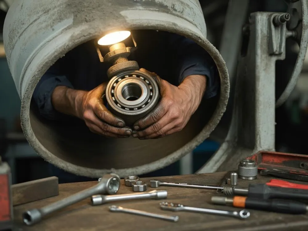 Narzędzia do wymiany łożyska betoniarki