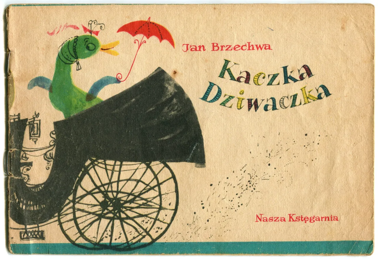 ilustracje kaczka dziwaczka różne wydania