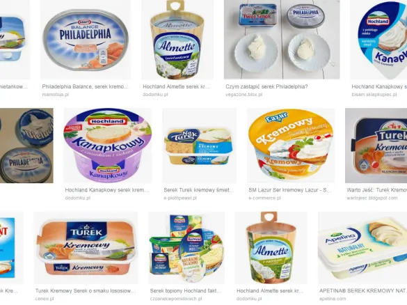 r&oacute;żne rodzaje serk&oacute;w kremowych do zupy por&oacute;wnanie