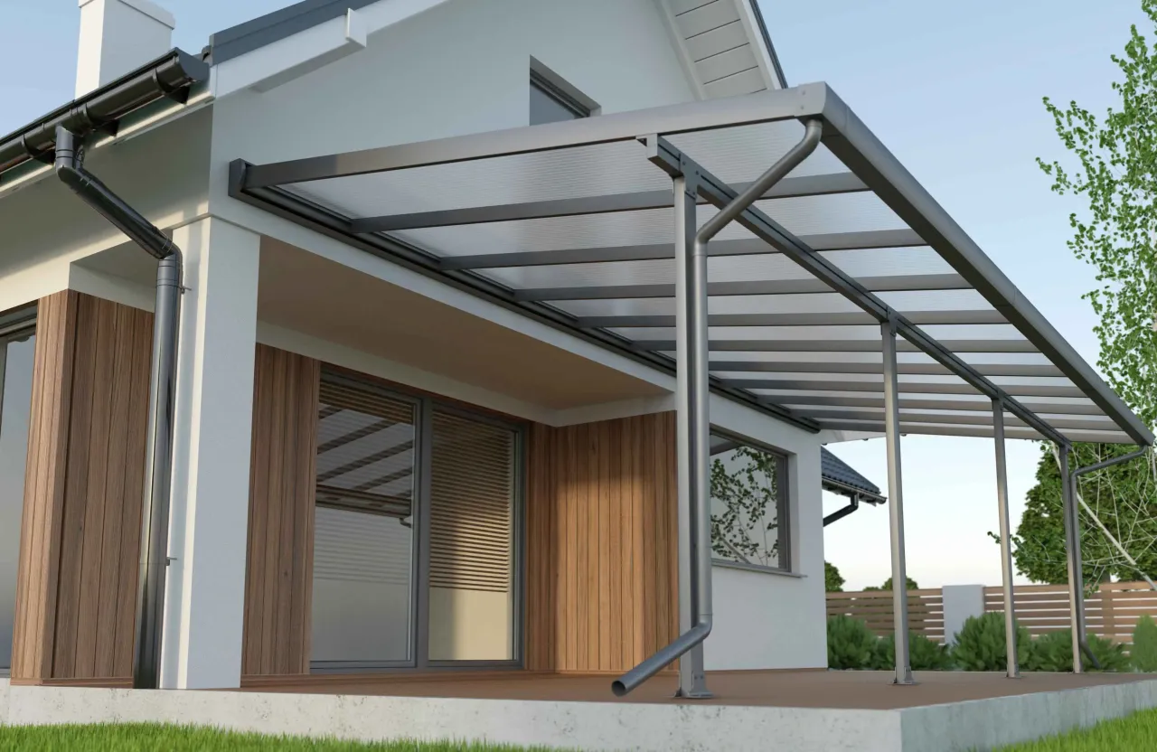 Por&oacute;wnanie materiał&oacute;w na zadaszenie tarasu