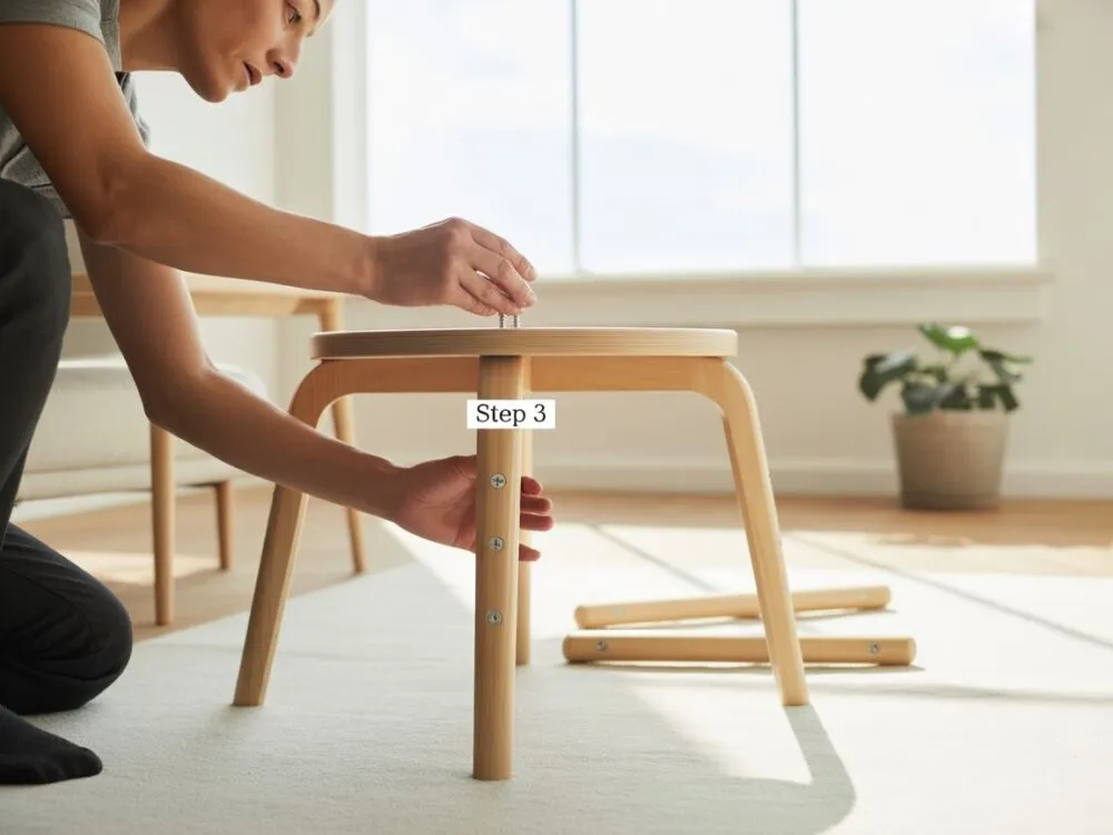 niestabilne krzesło skandynawskie problem