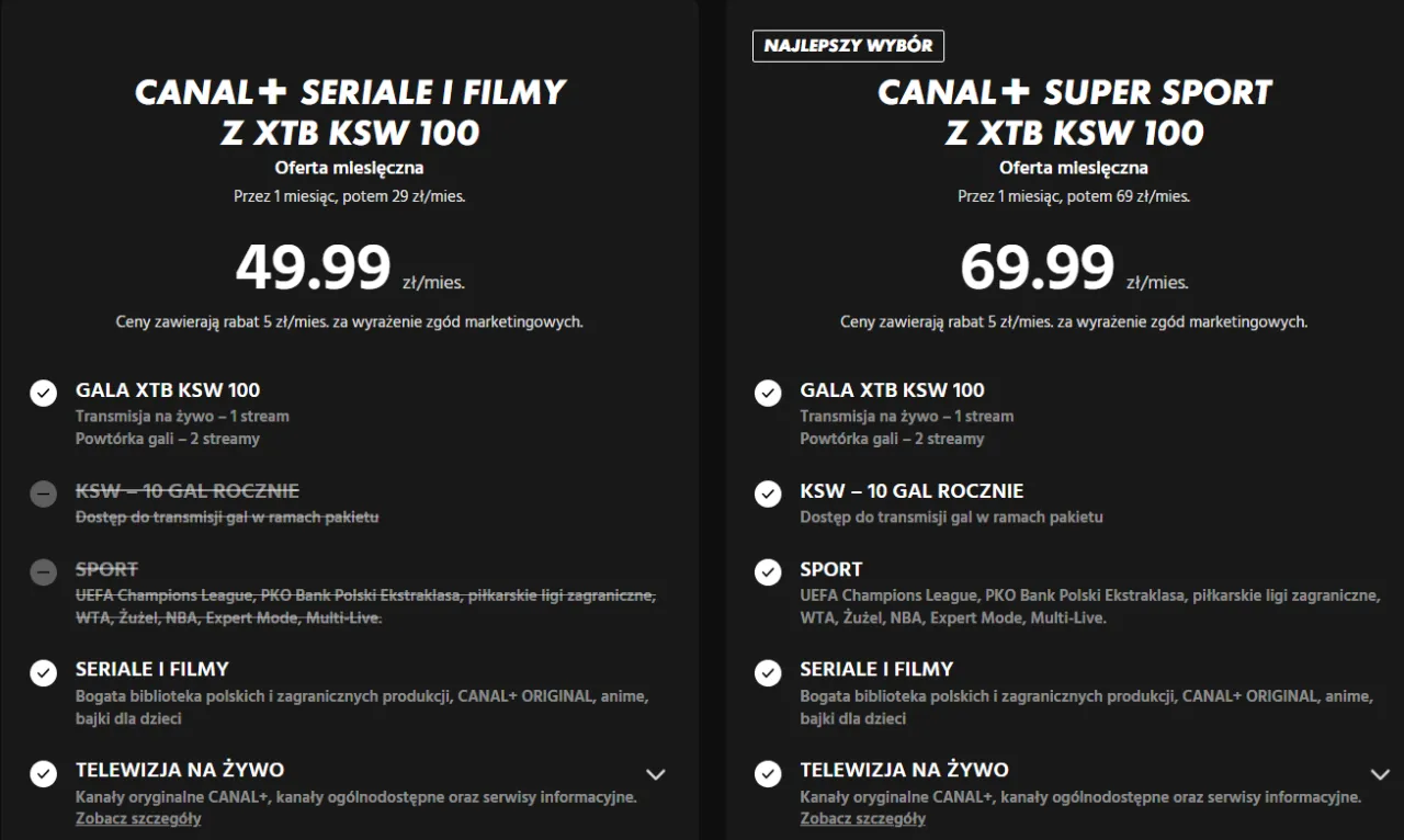 platformy do zakupu KSW PPV