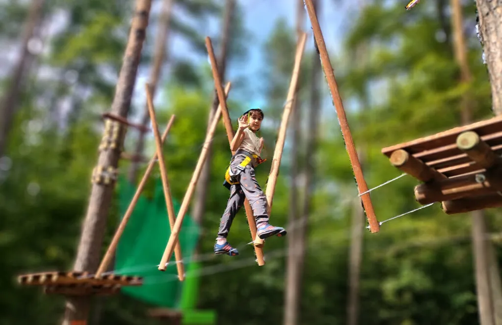 Park linowy Kaczory Ostróda alternatywa