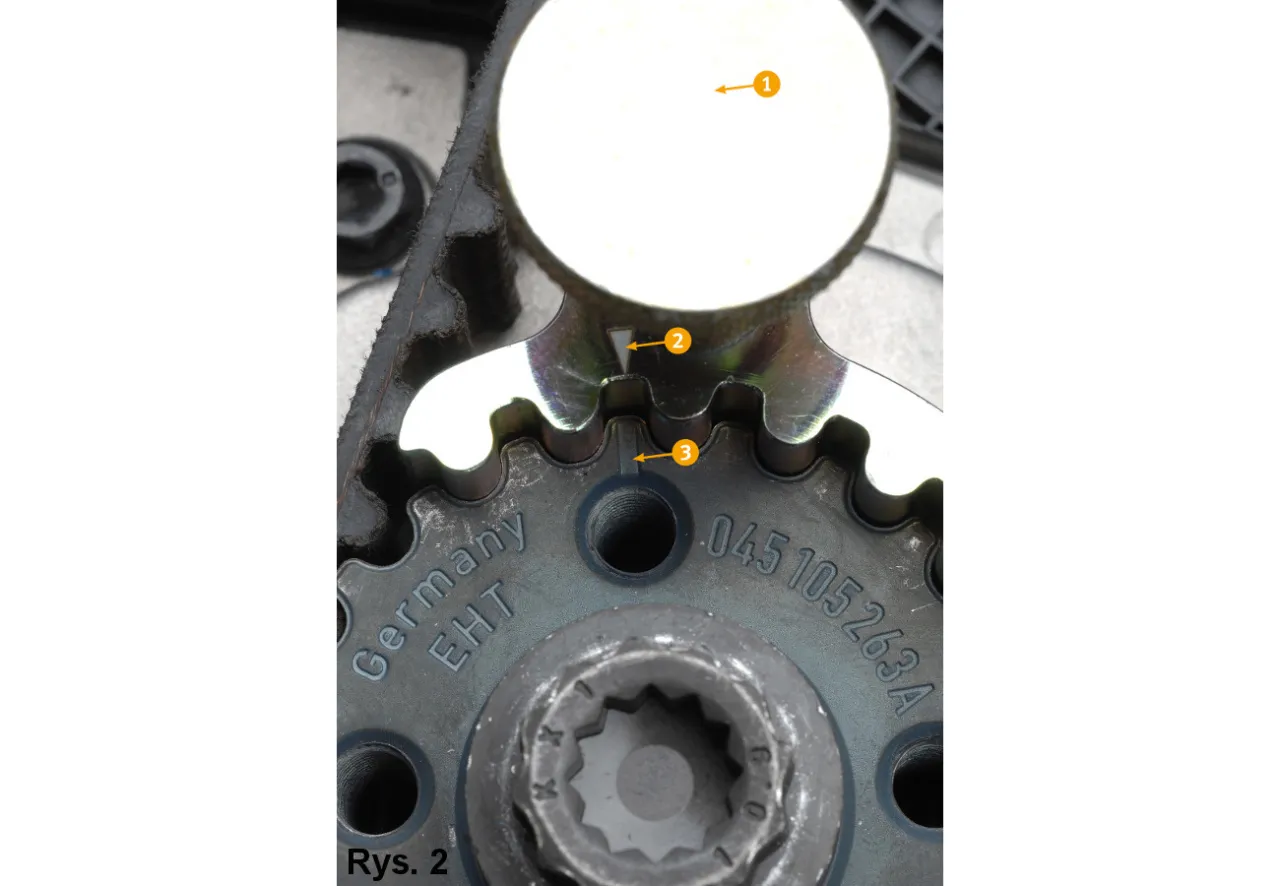 Wykres interwał&oacute;w wymiany rozrządu diesel