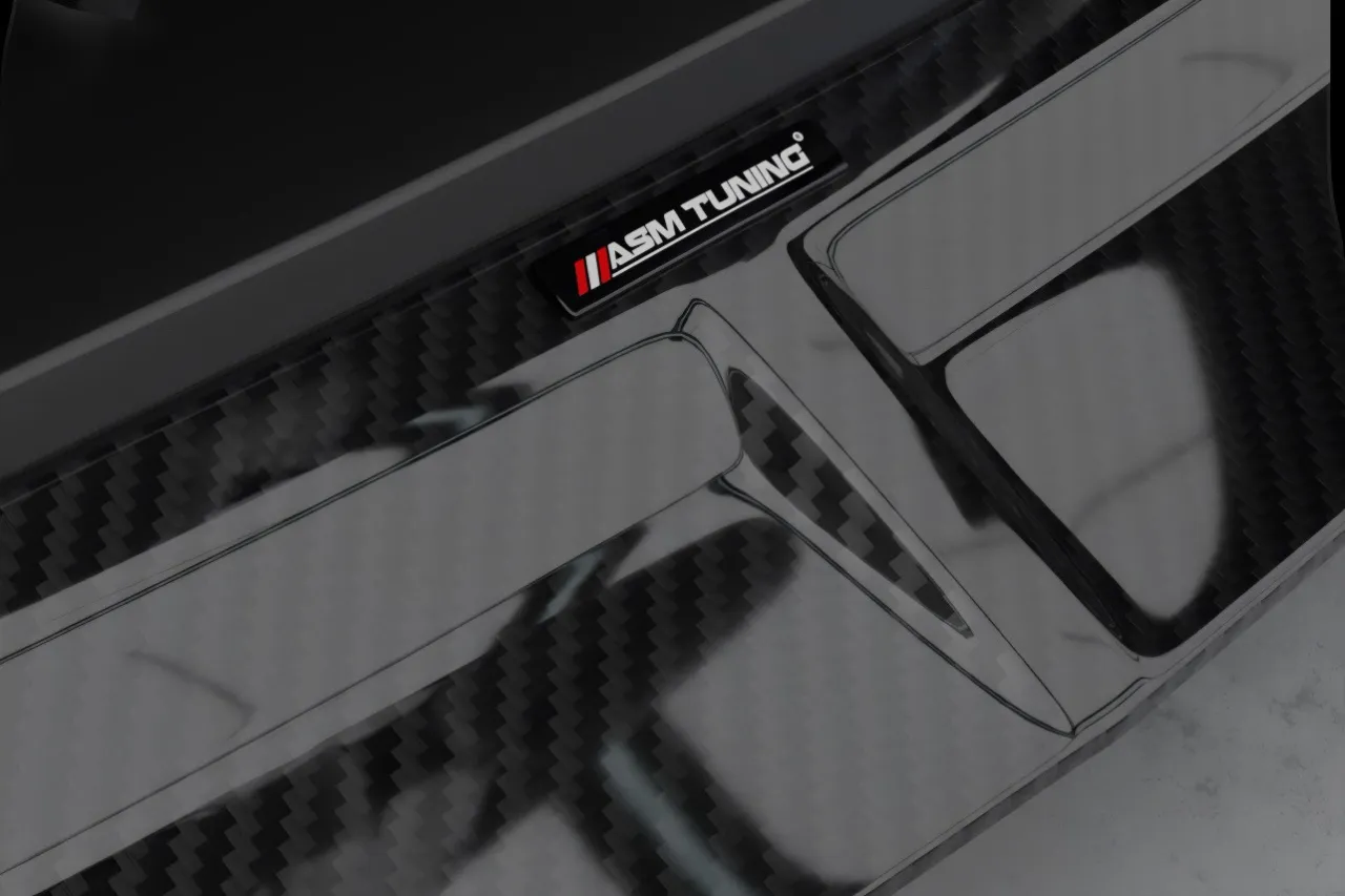 Audi A5 spoiler ABS vs carbon fiber comparison