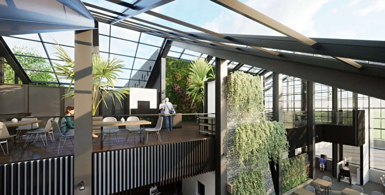 Egzotyczna Palmiarnia Poznańska wnętrze