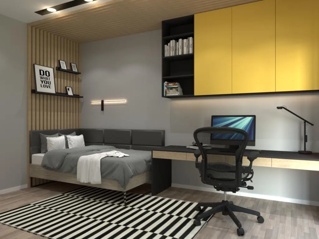 Planowanie małego pokoju młodzieżowego aplikacja