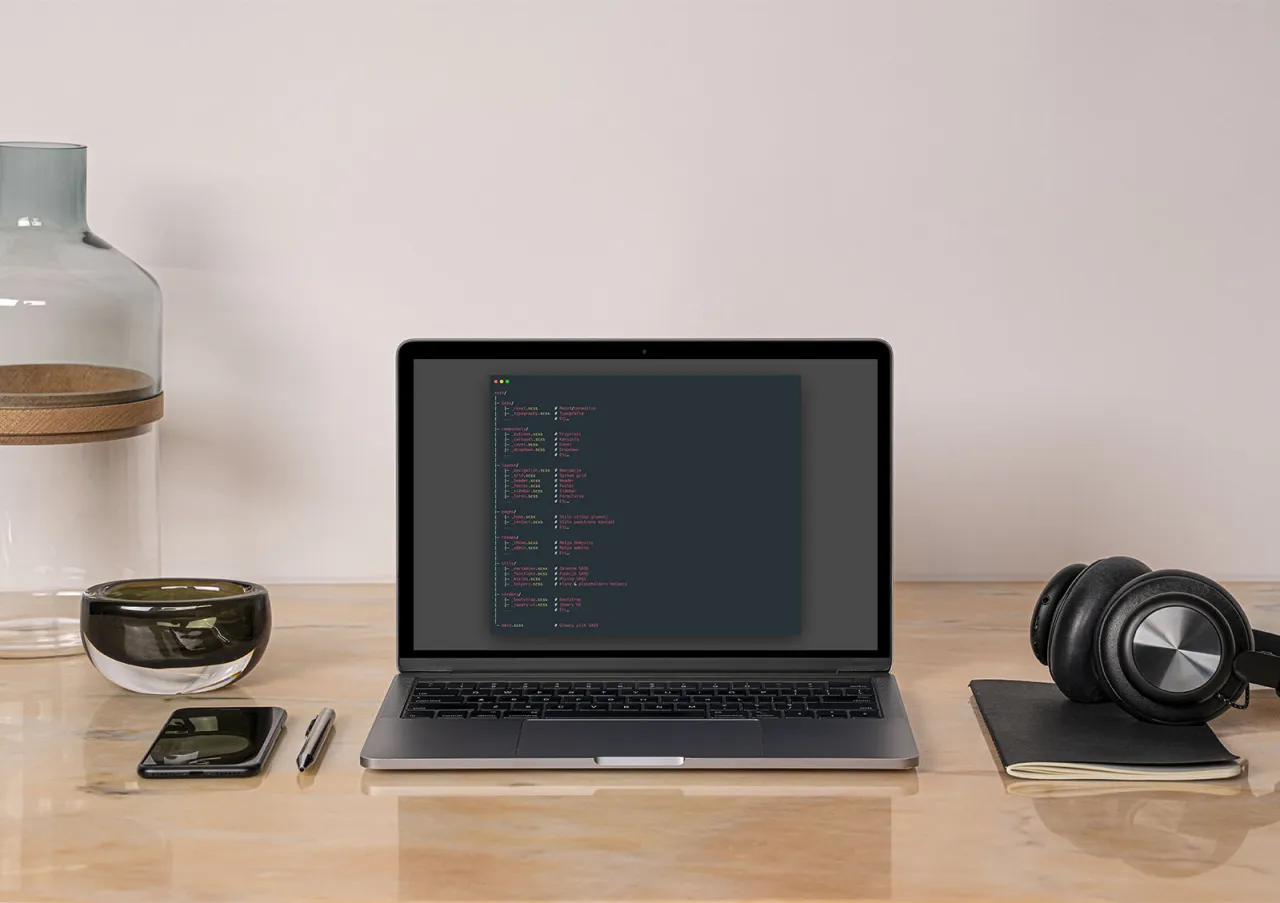 Przykład struktury plików projektu webowego