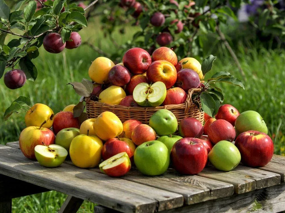 różne odmiany jabłek do suszenia