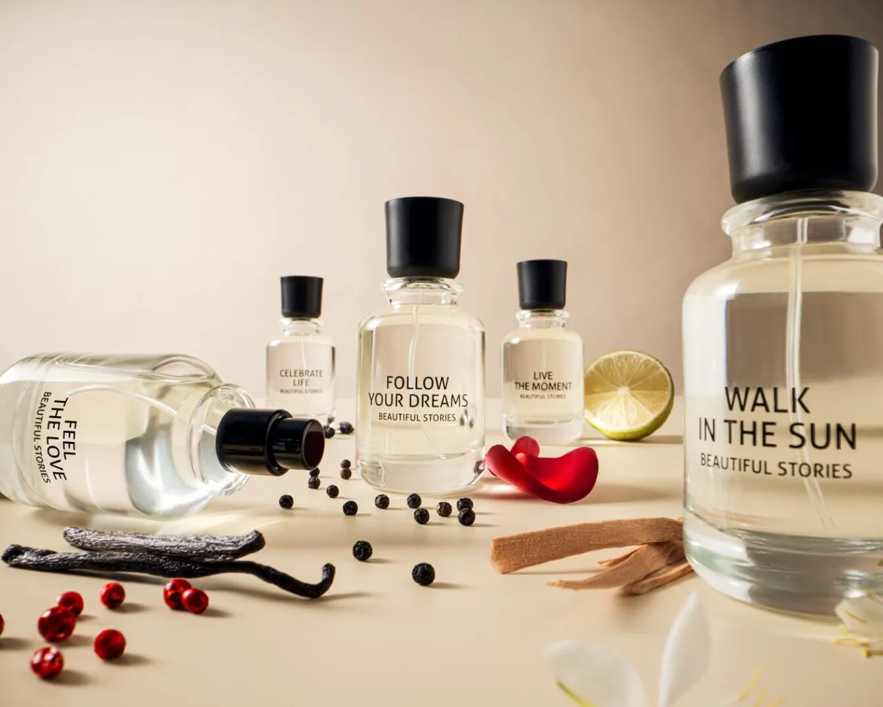 eleganckie perfumy na p&oacute;łce w perfumerii Douglas