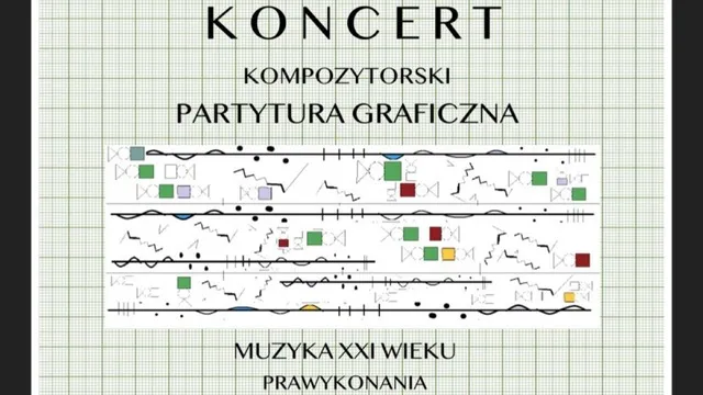 przykłady partytur graficznych dla dzieci na r&oacute;żne tematy