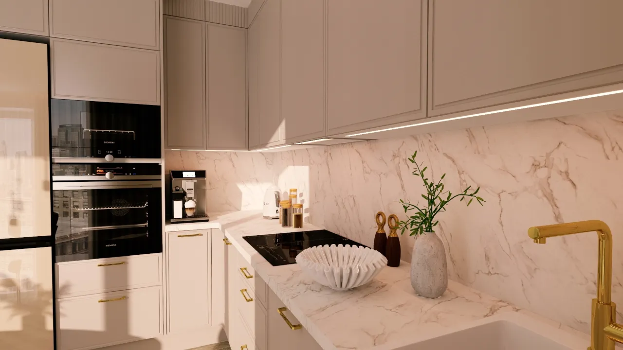 kuchnia z głębokim blatem 70 cm