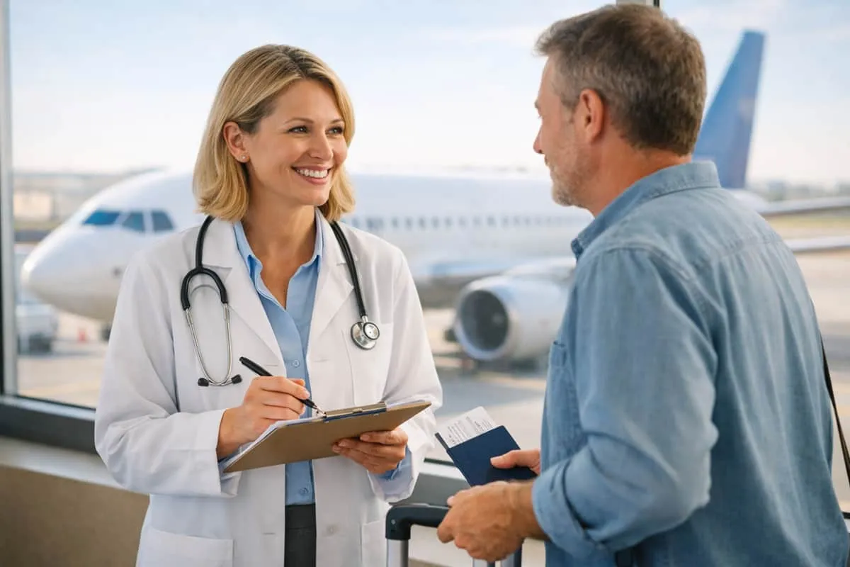 Zaświadczenie lekarskie podr&oacute;ż samolotem