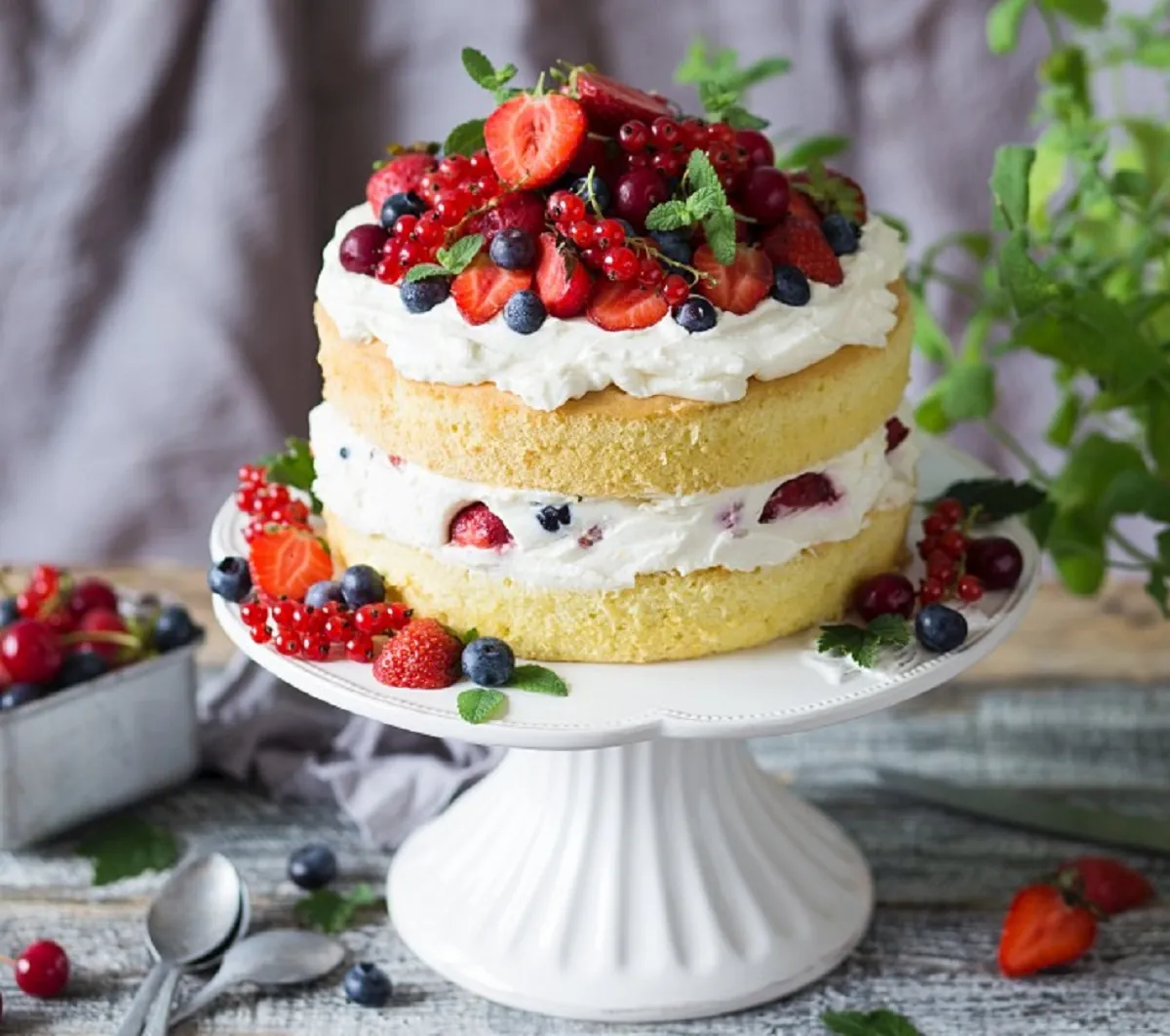 krem mascarpone śmietankowy z owocami