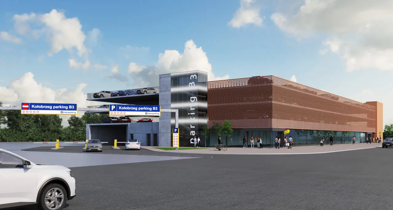 Nowoczesny parking wielopoziomowy w Kołobrzegu. Szukasz miejsca, gdzie zaparkować w Kołobrzegu? Ten parking B3 oferuje wiele miejsc.