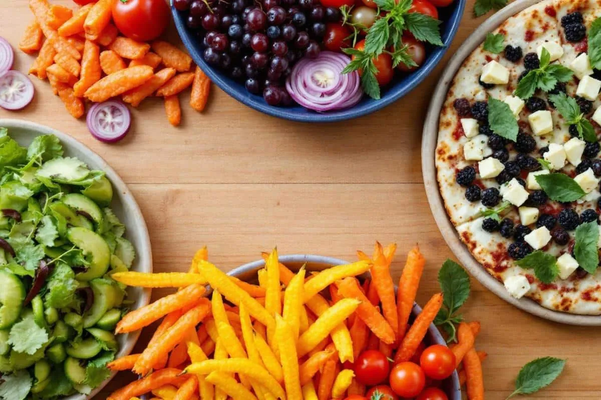 Assortiment de garnitures pour pizza maison