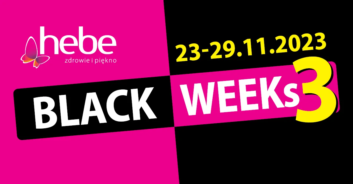 Kalendarz promocji Hebe, Hebe Days Black Week grafika