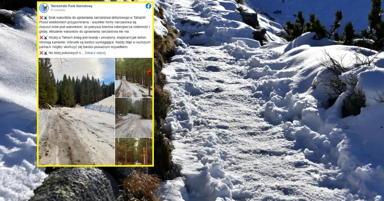 Aplikacja TPN warunki w Tatrach