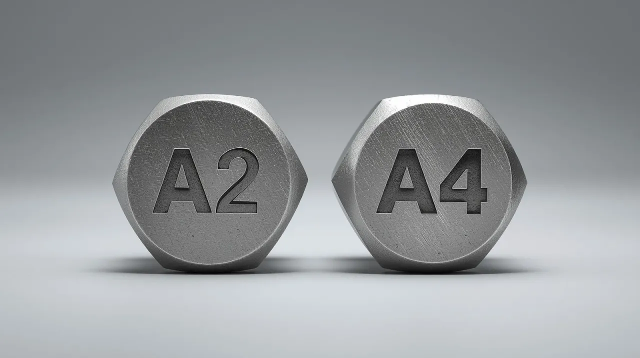 Przykłady kotew elastycznych: stal A2 vs A4