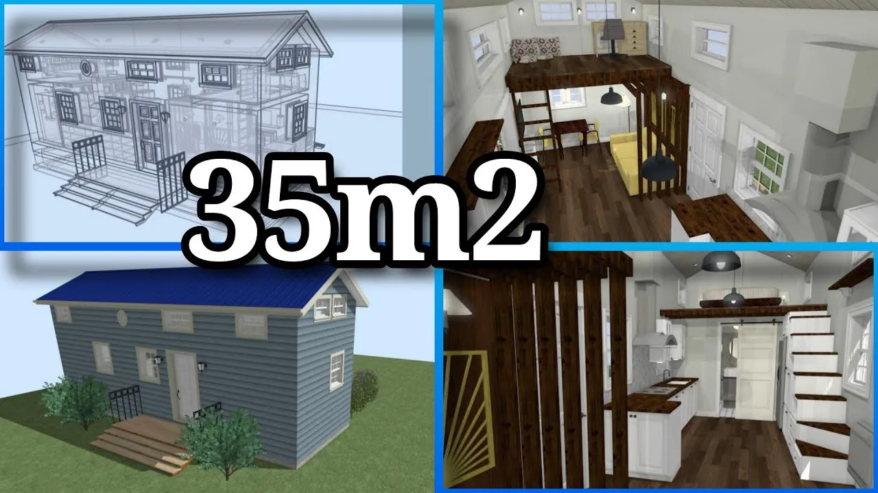 dom 35m2 wizualizacja