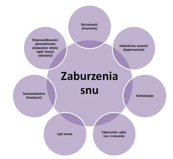 przyczyny lęk&oacute;w nocnych u dorosłych diagram