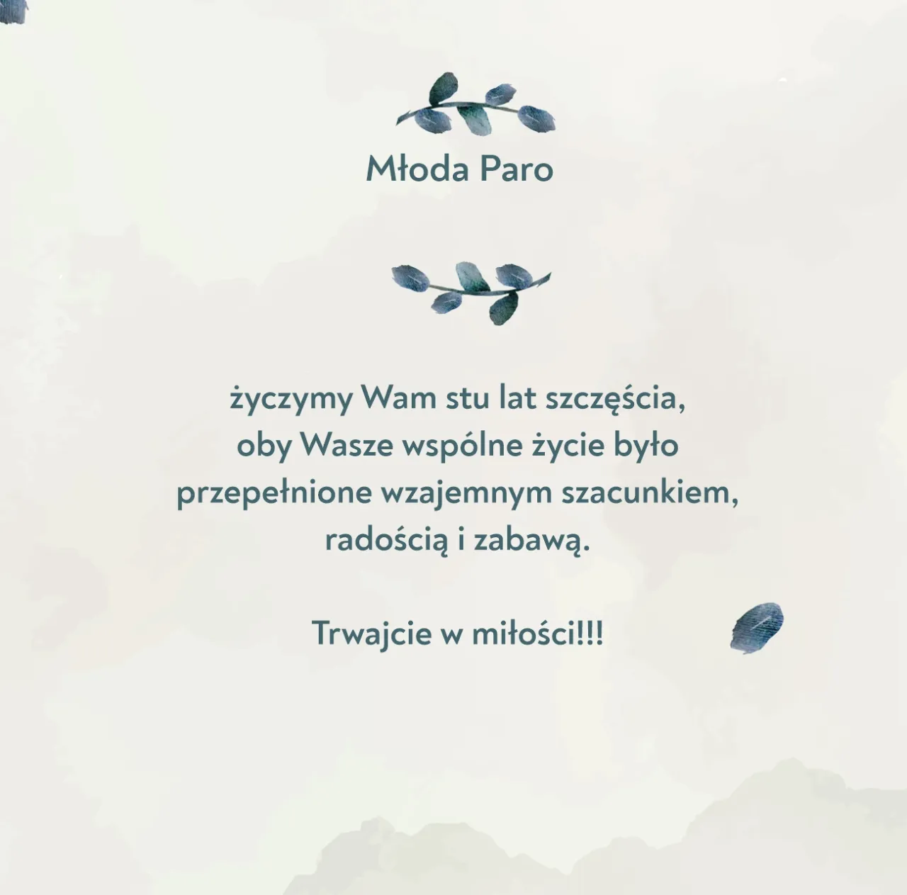 przykładowe życzenia ślubne