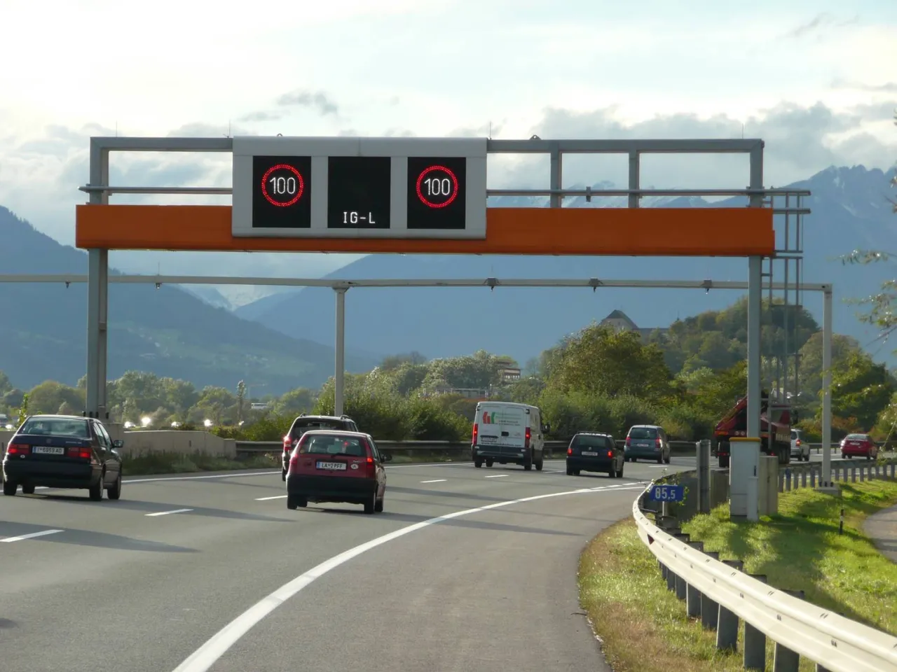 Mandat za prędkość Austria