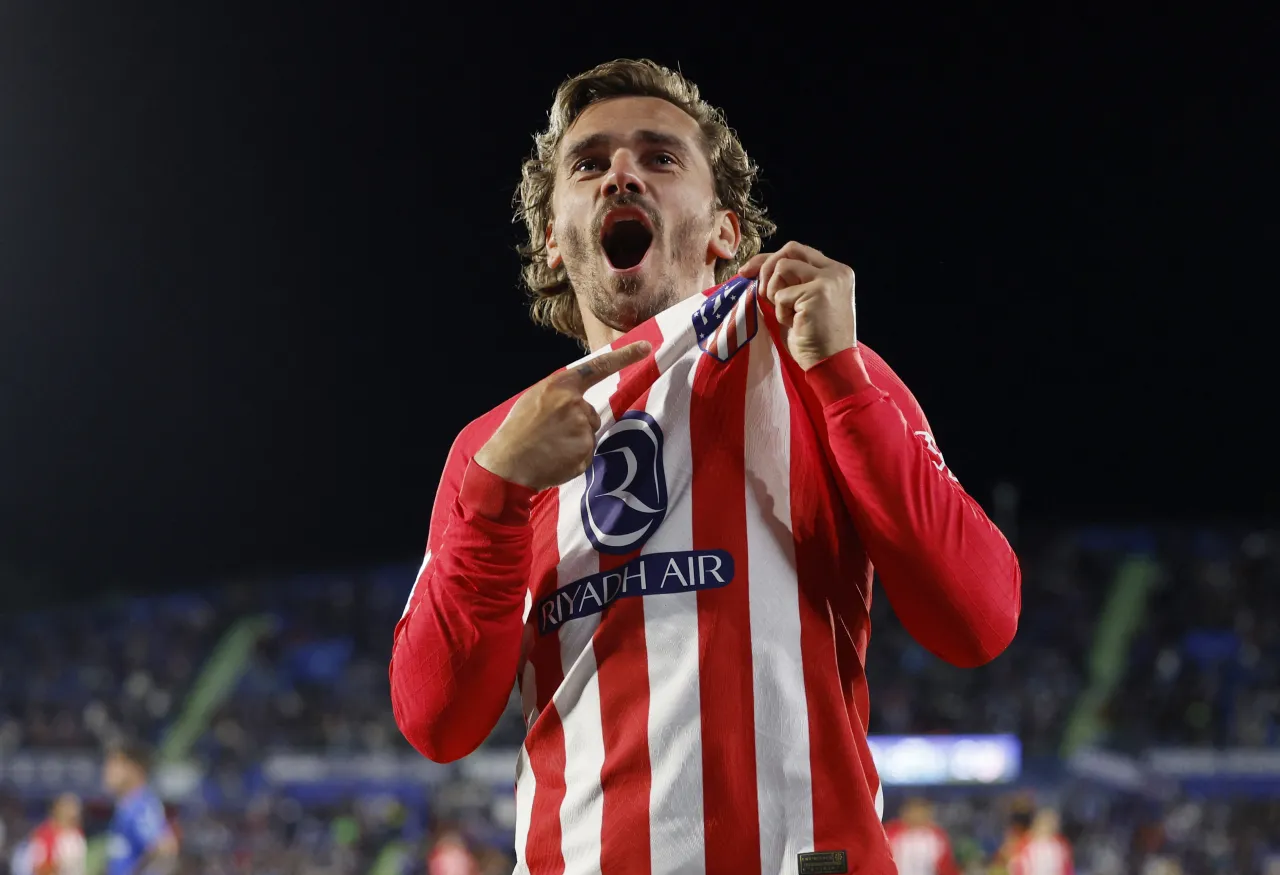 Antoine Griezmann w akcji Atletico Madryt