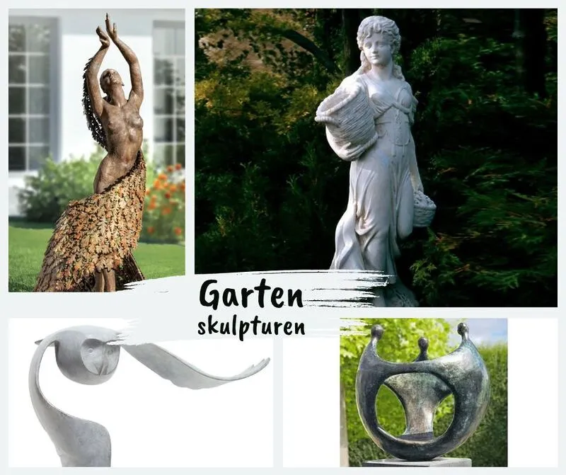 gartenskulpturen materialien vergleich