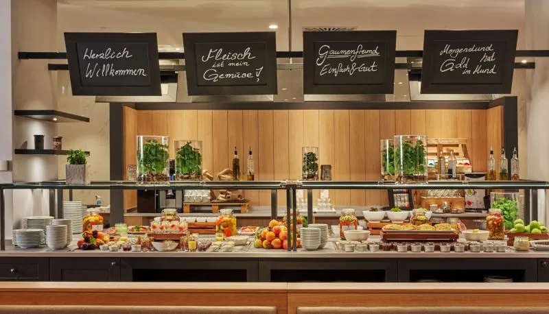 H4 Hotel Leipzig Frühstücksbuffet