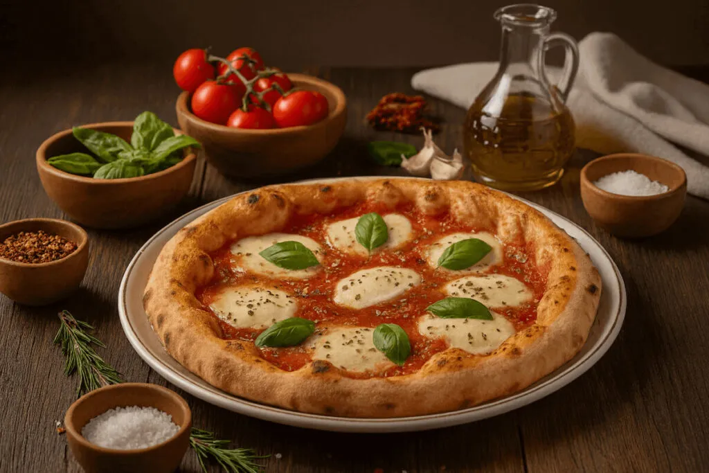 różne grubości ciasta na pizzę