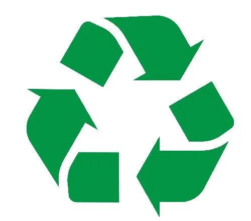 znak recyklingu na etykiecie produktu