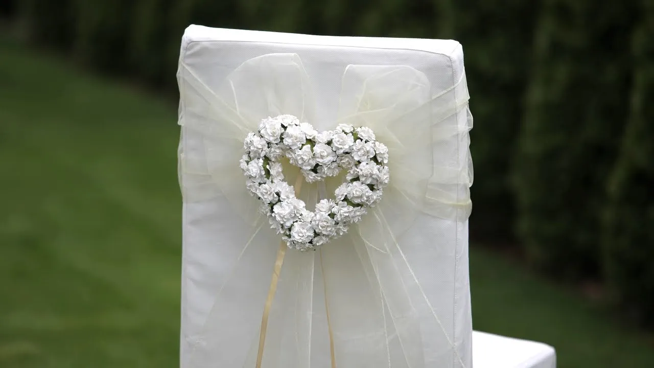 jak zrobić kokardę na krzesło komunijne krok po kroku